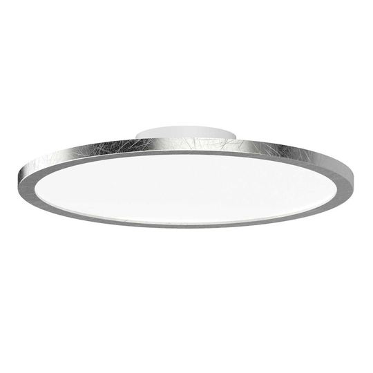 Lightme LED-taklampa Aqua Ø 30,2 cm bladsilver