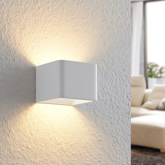 Arcchio Karam LED-vägglampa 10 cm vit