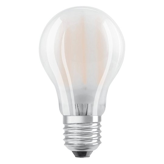 E27 7W 827 matt LED-lampa, 2-pack