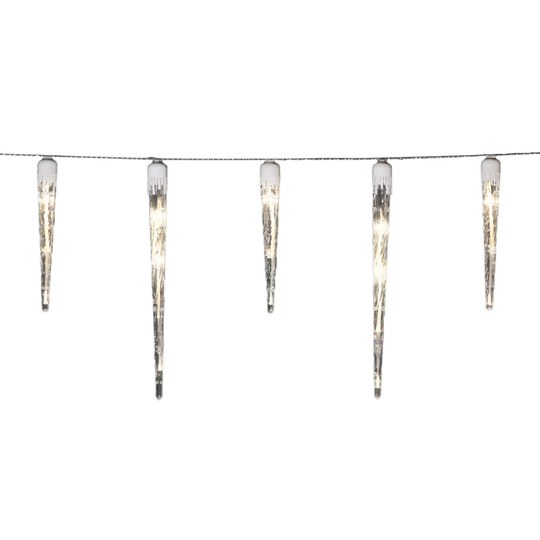 Istappsslinga 16 istappar LED (Vit)