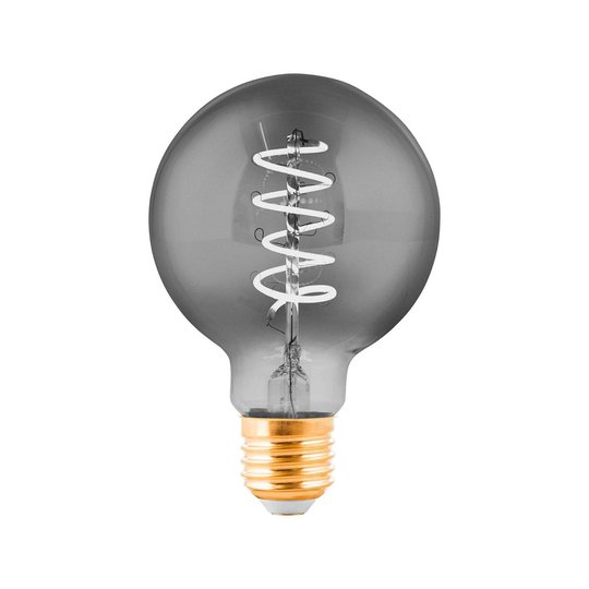 LED-globlampa E27 4 W svart-transparent Ø 8 cm