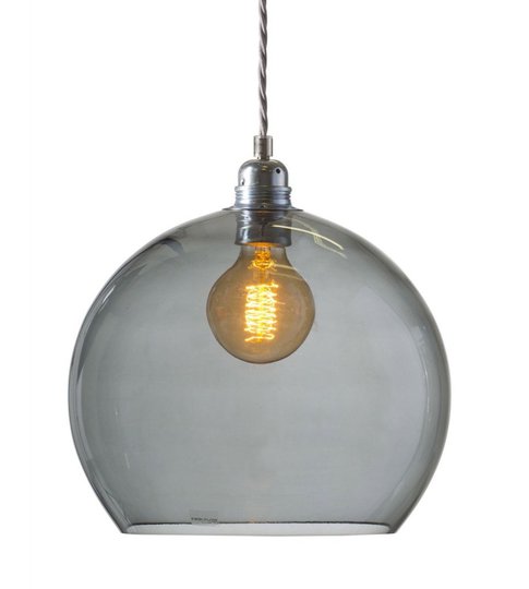Rowan glaspendel 28cm (Rökfärgad)
