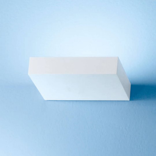 LED-vägglampa Regolo, längd 16,3 cm, vit