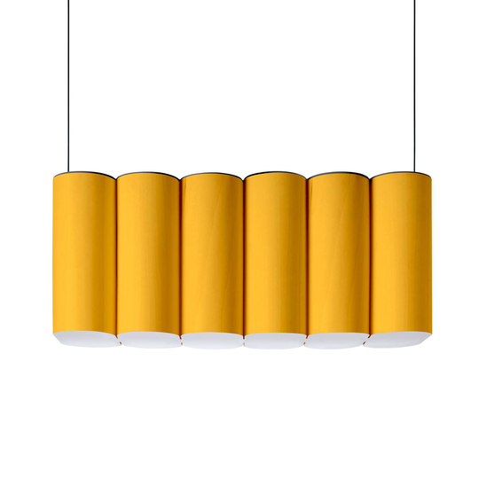 LZF Tomo Long LED-hänglampa, gul