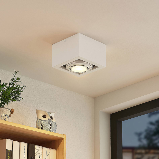 Arcchio Ilina påbyggnadslampa, 1 lampa, vit