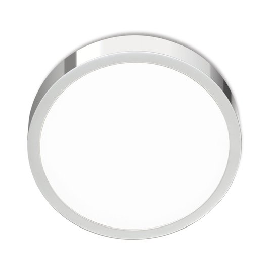LED-taklampa Bully, krom 14 cm