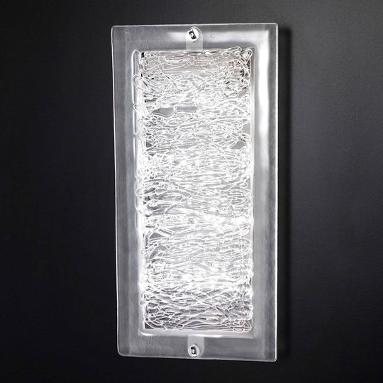 Glasvägglampa Mary 20 x 40 cm
