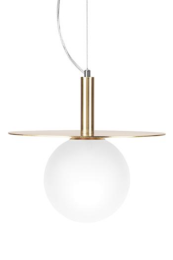 Taklampa Art Deco (Mässing/guld)