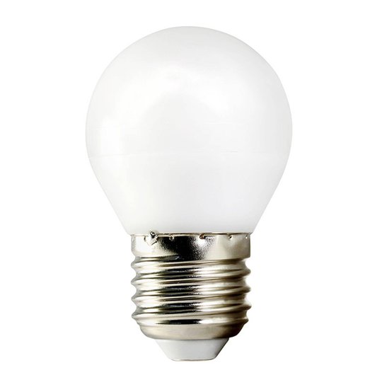 LED-lampa TEMA E27 5W droppe 2 700 K för AC/DC