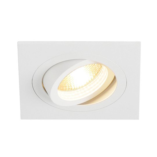 SLV inbyggnadsspot New Tria 1 GU10, vit