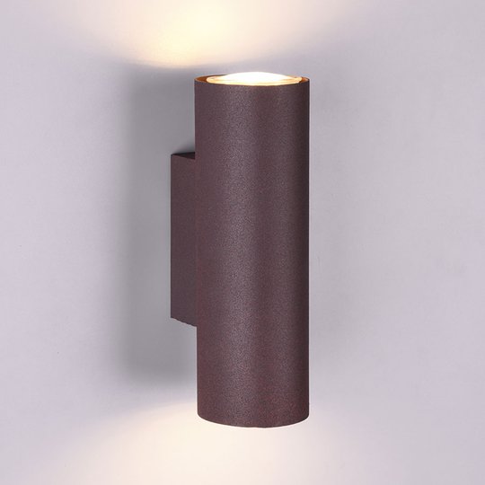Vägglampa Marley 2 lampor rost