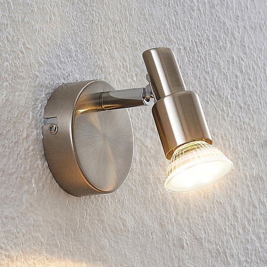 ELC Farida LED-spotlight, nickel, 1 lampa