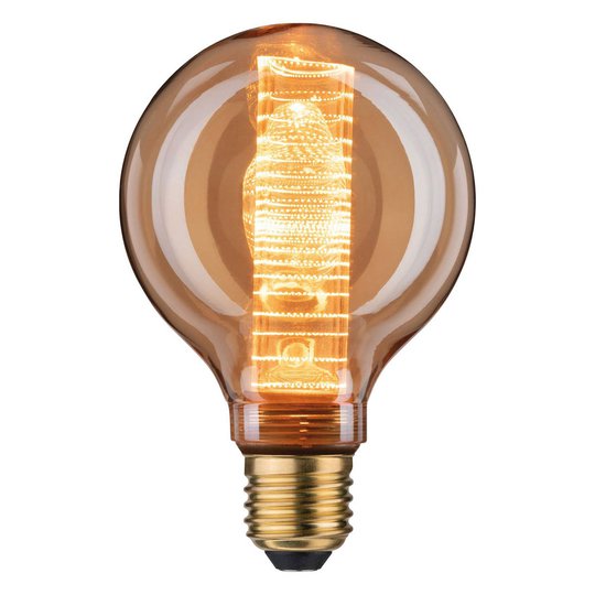 LED-globlampa E27 4W G95 Inner Glow ringmönster