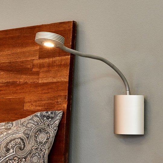 Justerbar vägglampa Adina med LED-flexarm