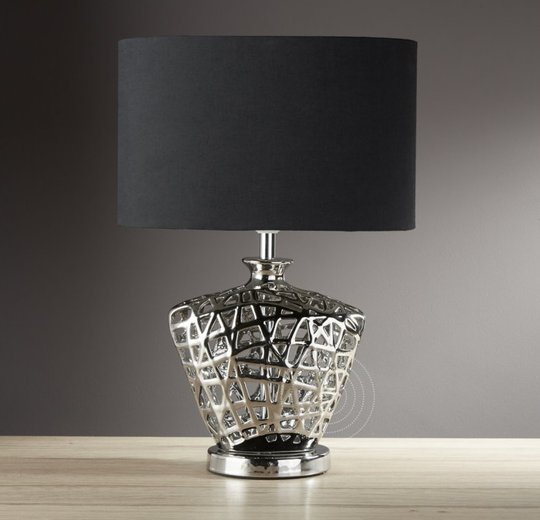 Krom bordlampa (Förkromad/blank)