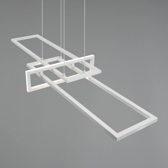 LED-hänglampa Salinas, 4 000 K, matt vit