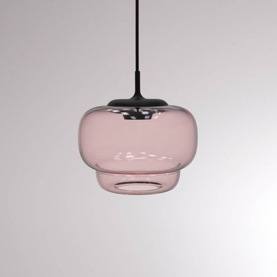LOUM Canna LED-hänglampa Ø 21 cm rosé