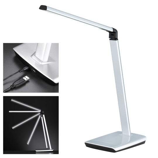LED-bordslampa Bright, dimbar, CCT, silver