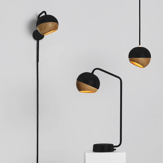 Mater Ray S pendellampa 11,9 cm svart