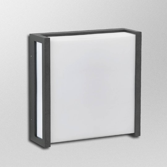 Kvadratisk LED-utomhusvägglampa Temir