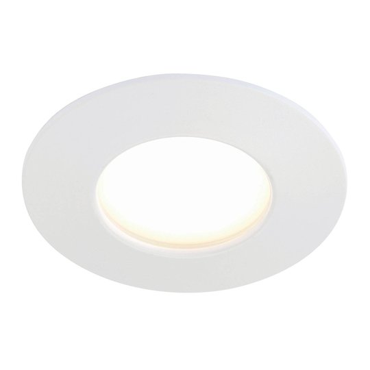 Vit LED-inbyggnadslampa Felia, IP44