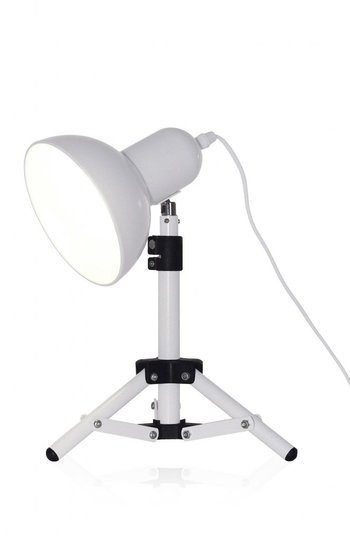 Scoop bordlampa (Vit)