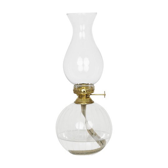 Fotogenlampa Etsad Rund (Mässing/guld)