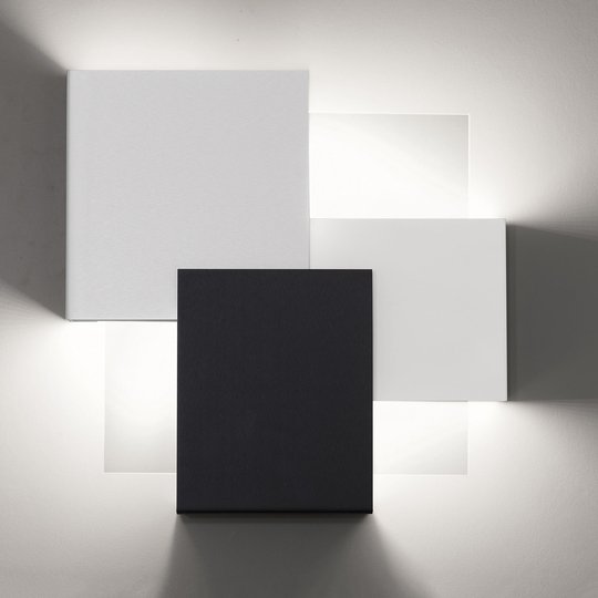 LED-vägglampa Gustav 8060/A02 svart, vit, dimbar