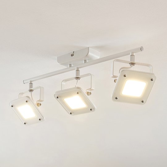 LED-takspotlight Juliana, dimbar, 3 lampor