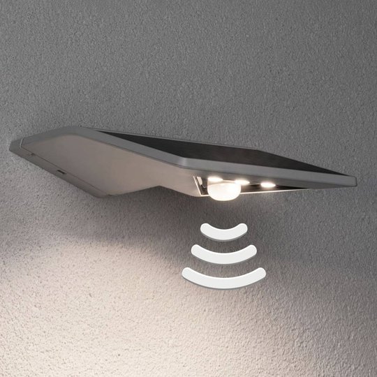 Paulmann LED-solcellsutomhusvägglampa Yoko vit