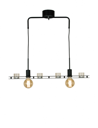 Bricka taklampa (Svart)