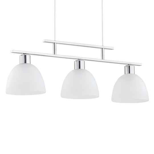 Pendellampa Sonata, 3 lampor, silver