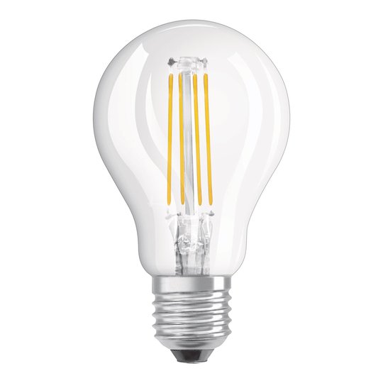 OSRAM LED-dropplampa E27 Superstar 5W klar 4 000