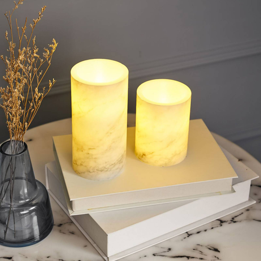 Pauleen Cosy Marble Candle LED-ljus 2-pack vax