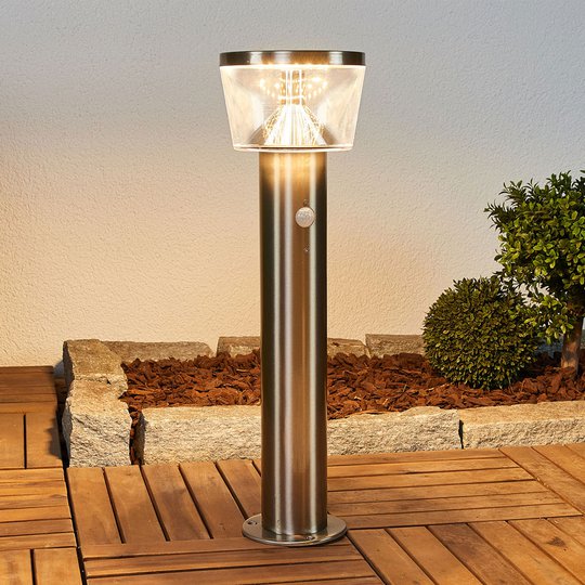 LED-solar-sockellampa Antje, rörelsesensor