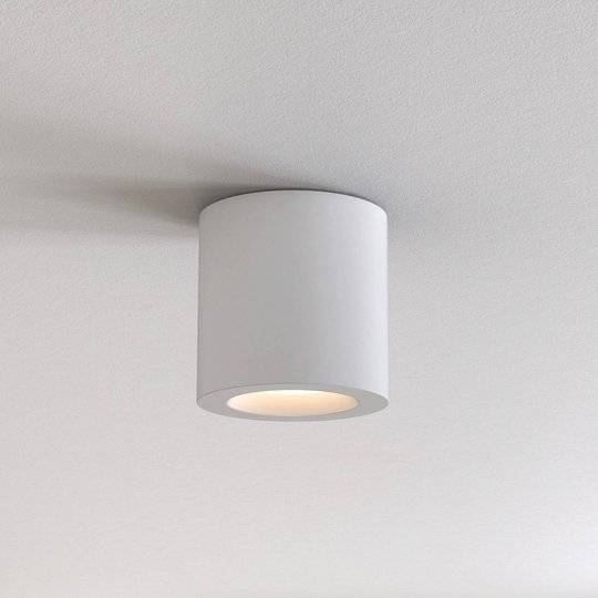 Astro Kos II-takspotlight, rund, 8,5 cm, matt vit