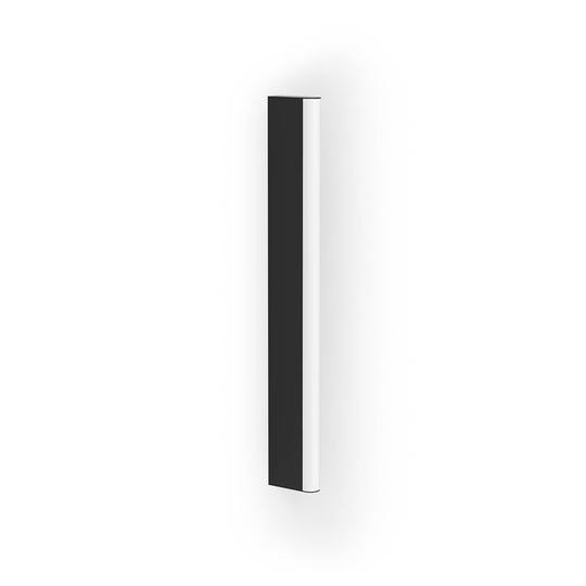 Decor Walther Slat LED-vägglampa, svart