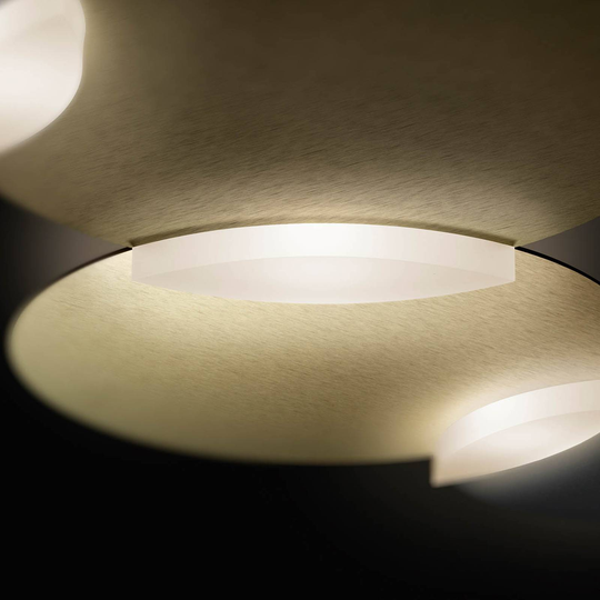 GROSSMANN Circ LED-taklampa brons mässing 3 lampor