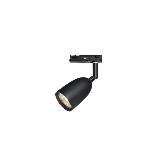 Radiell spotlight svartstruktur/mattsvart Global 1-fas GU10