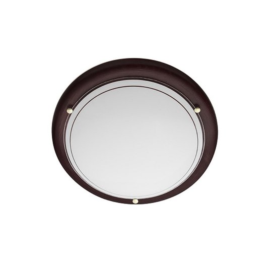 Taklampa P1D, Ø 28 cm, wengeträ