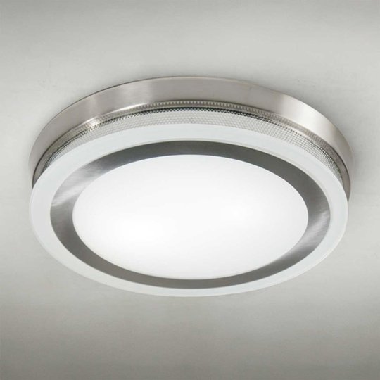 Rund taklampa RING, 9115 x 51 cm, krom