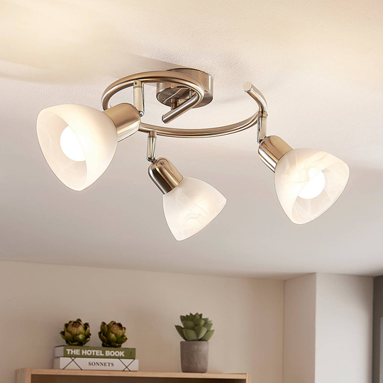 LED takrondell Paulina, vita glas