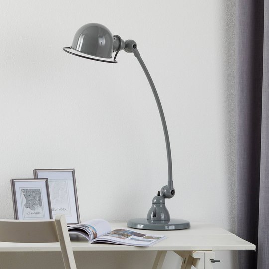 Jieldé Loft C6000 bordslampa, böjd, grå