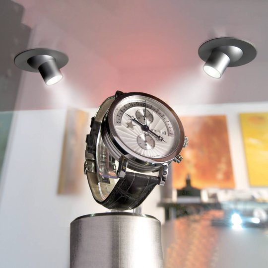 LED Eye 25S inbyggnadslampa i svart