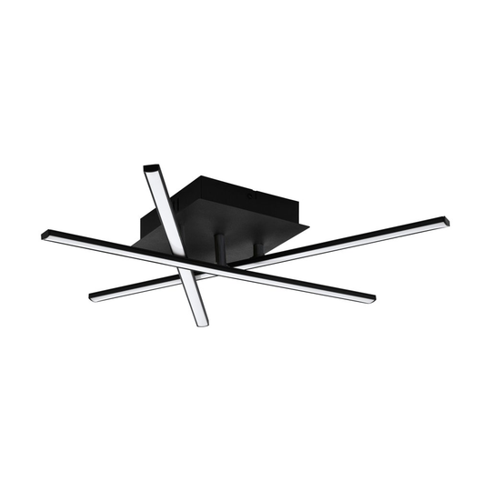 Lasana 3 plafond LED (3L) (Svart)