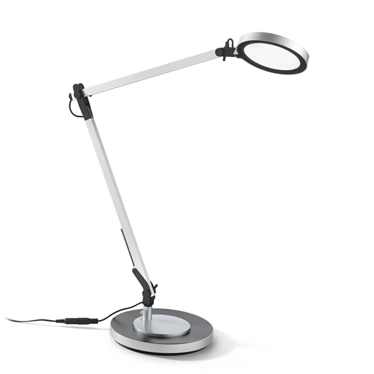 Ideal Lux Futura LED-skrivbordslampa aluminium