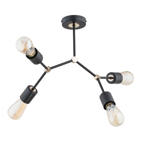 Taklampa Glotter, 4 lampor
