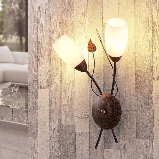 Elegant LED-vägglampa Stefania