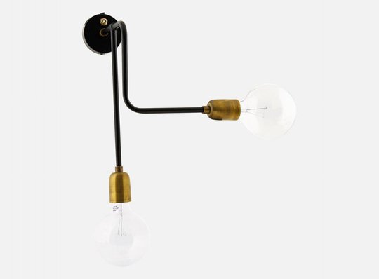 Molecular 2 vägglampa (Svart)