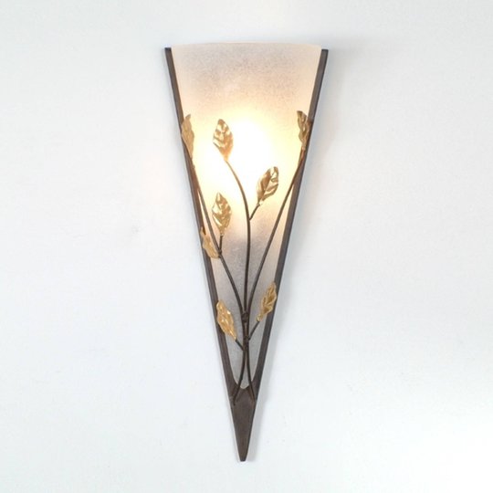 Konstnärlig vägglampa FOGLIA